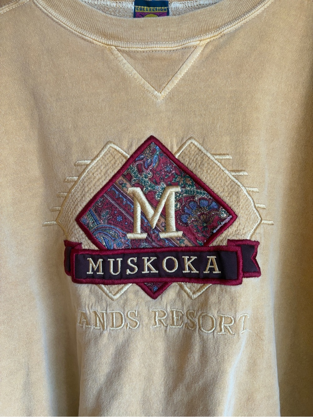 Vintage Muskoka Sand Resort Men's Crewneck Sweatshirt - Picture 8 of 12